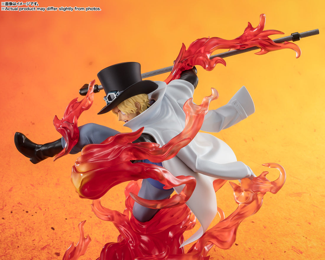 BANDAI SPIRITS Figuarts ZERO Cho-Gekisen ONE PIECE Sabo Fire Fist Checkmate Complete Figure