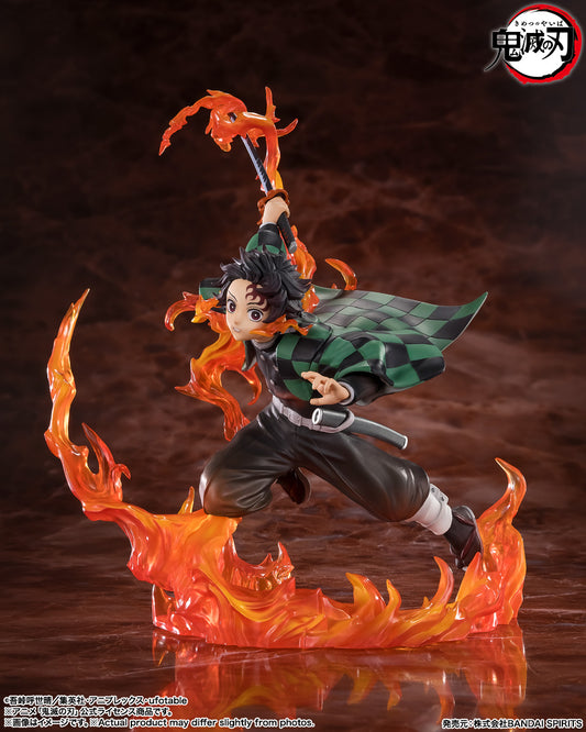 BANDAI SPIRITS Figuarts ZERO Demon Slayer: Kimetsu no Yaiba Tanjiro Kamado Rengoku Sword Guard Ver. Complete Figure