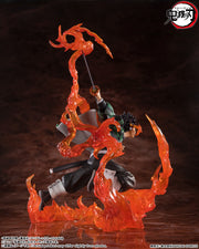BANDAI SPIRITS Figuarts ZERO Demon Slayer: Kimetsu no Yaiba Tanjiro Kamado Rengoku Sword Guard Ver. Complete Figure