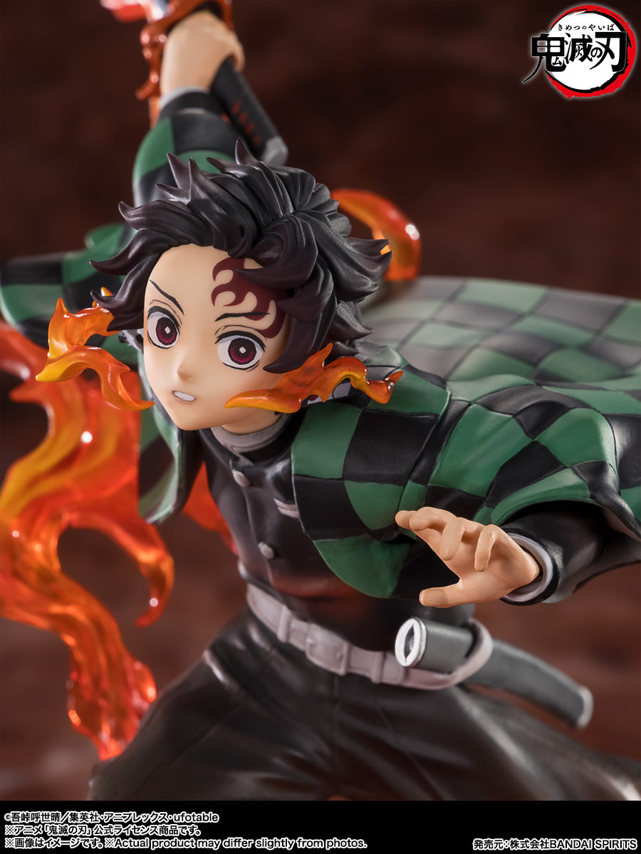 BANDAI SPIRITS Figuarts ZERO Demon Slayer: Kimetsu no Yaiba Tanjiro Kamado Rengoku Sword Guard Ver. Complete Figure