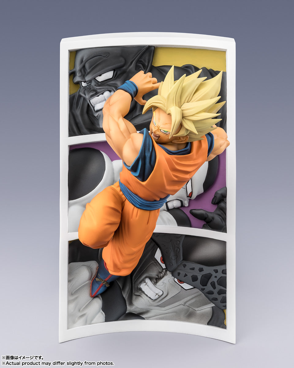 BANDAI SPIRITS Figuarts ZERO Dragon Ball Z Super Saiyan Son Goku Battle Trajectory Complete Figure