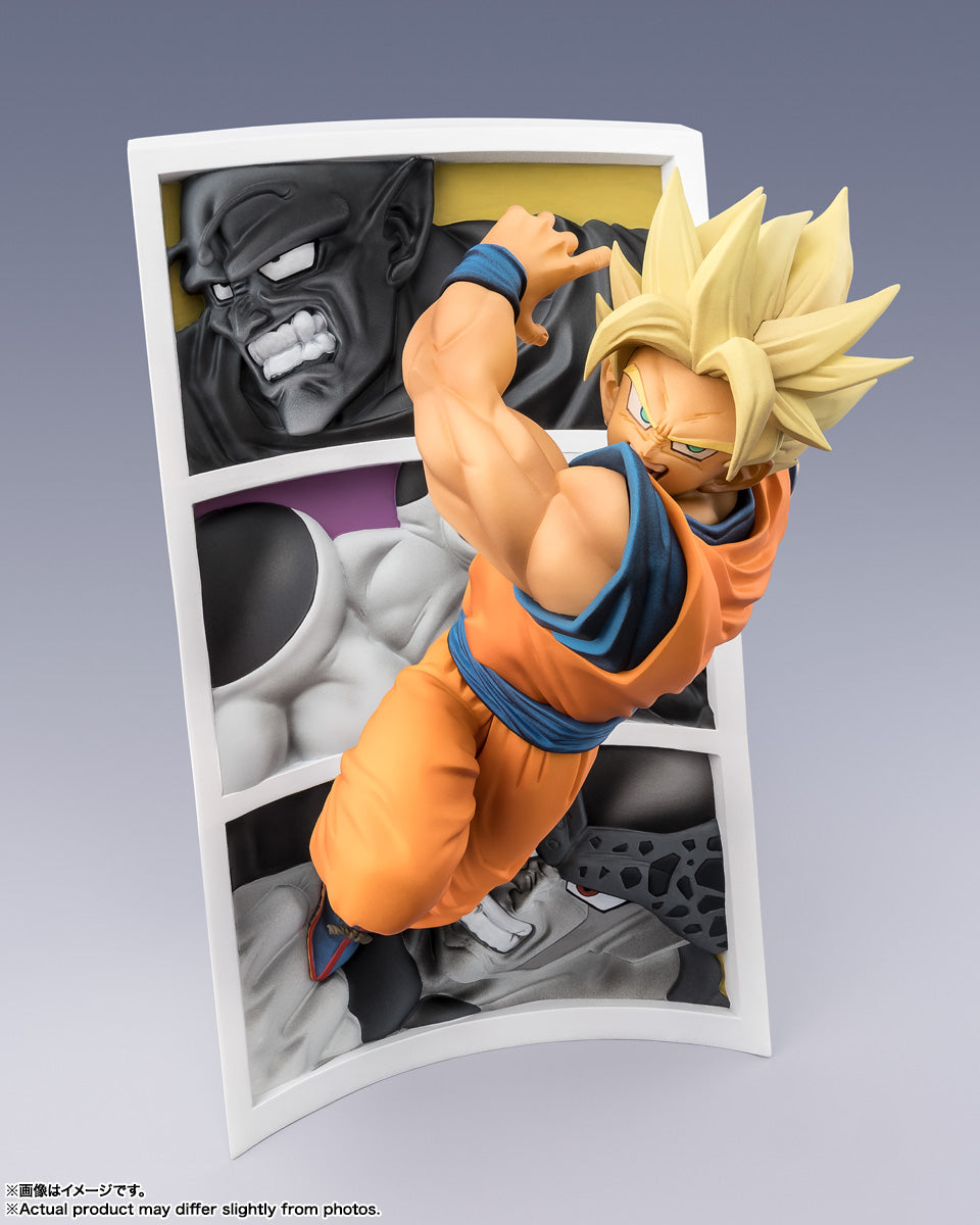 BANDAI SPIRITS Figuarts ZERO Dragon Ball Z Super Saiyan Son Goku Battle Trajectory Complete Figure