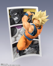 BANDAI SPIRITS Figuarts ZERO Dragon Ball Z Super Saiyan Son Goku Battle Trajectory Complete Figure