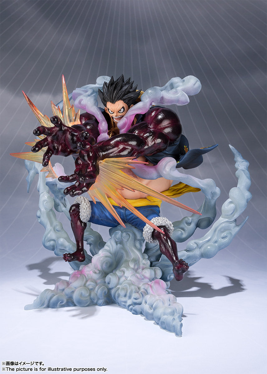 BANDAI SPIRITS Figuarts ZERO Extra Battle ONE PIECE Monkey D. Luffy Gear 4 Leo Bazooka Reissue Complete Figure