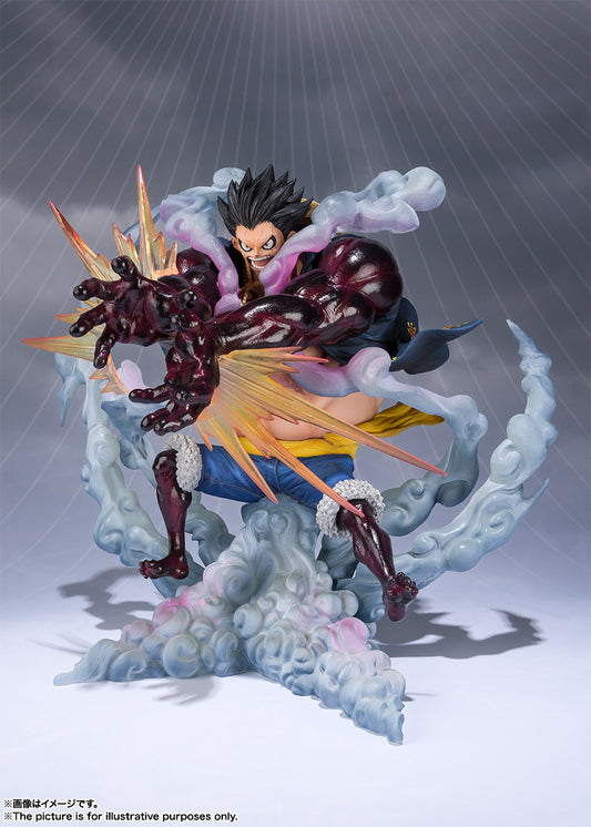 BANDAI SPIRITS Figuarts ZERO Extra Battle ONE PIECE Monkey D. Luffy Gear 4 Leo Bazooka Reissue Complete Figure
