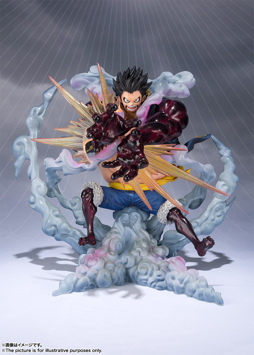BANDAI SPIRITS Figuarts ZERO Extra Battle ONE PIECE Monkey D. Luffy Gear 4 Leo Bazooka Reissue Complete Figure