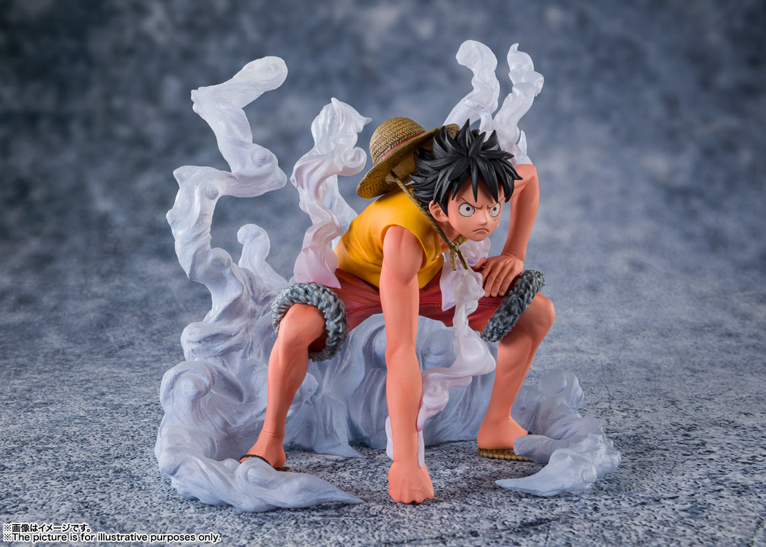 BANDAI SPIRITS Figuarts ZERO Extra Battle ONE PIECE Monkey D. Luffy Summit War Reissue Complete Figure