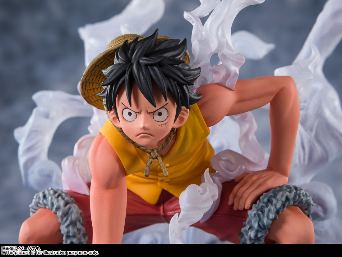 BANDAI SPIRITS Figuarts ZERO Extra Battle ONE PIECE Monkey D. Luffy Summit War Reissue Complete Figure