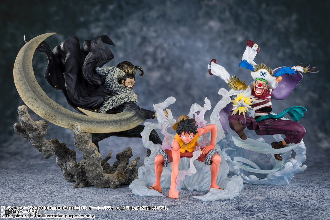 BANDAI SPIRITS Figuarts ZERO Extra Battle ONE PIECE Monkey D. Luffy Summit War Reissue Complete Figure