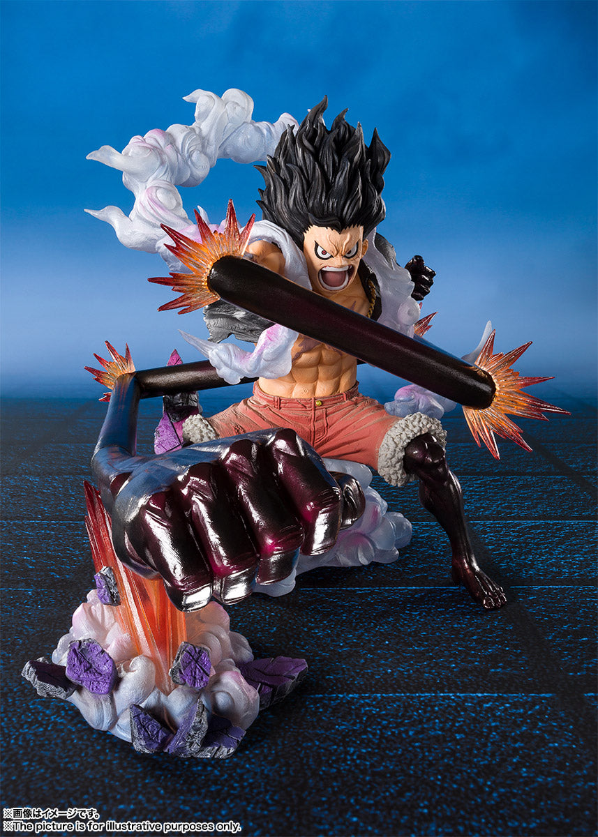 BANDAI SPIRITS Figuarts ZERO ONE PIECE Monkey D. Luffy Gear 4 Snakeman King Cobra Reissue Complete Figure