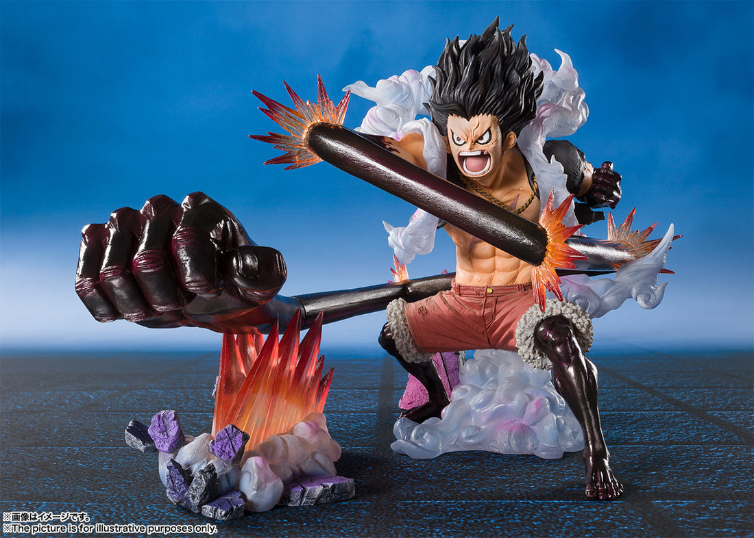 BANDAI SPIRITS Figuarts ZERO ONE PIECE Monkey D. Luffy Gear 4 Snakeman King Cobra Reissue Complete Figure