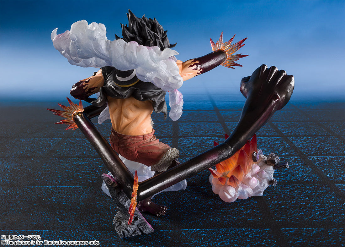 BANDAI SPIRITS Figuarts ZERO ONE PIECE Monkey D. Luffy Gear 4 Snakeman King Cobra Reissue Complete Figure
