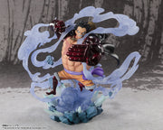 BANDAI SPIRITS Figuarts ZERO ONE PIECE Monkey D. Luffy Gear 4 Three Captains Onigashima Monster Battle Reissue Complete Figure