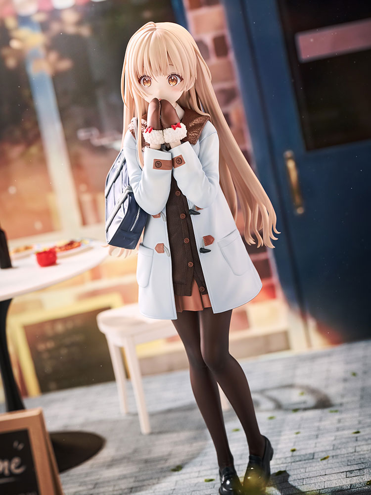 FuRyu TENITOL TALL The Angel Next Door Spoils Me Rotten Mahiru Shiina Winter Clothes Ver. Complete Figure - product view 2