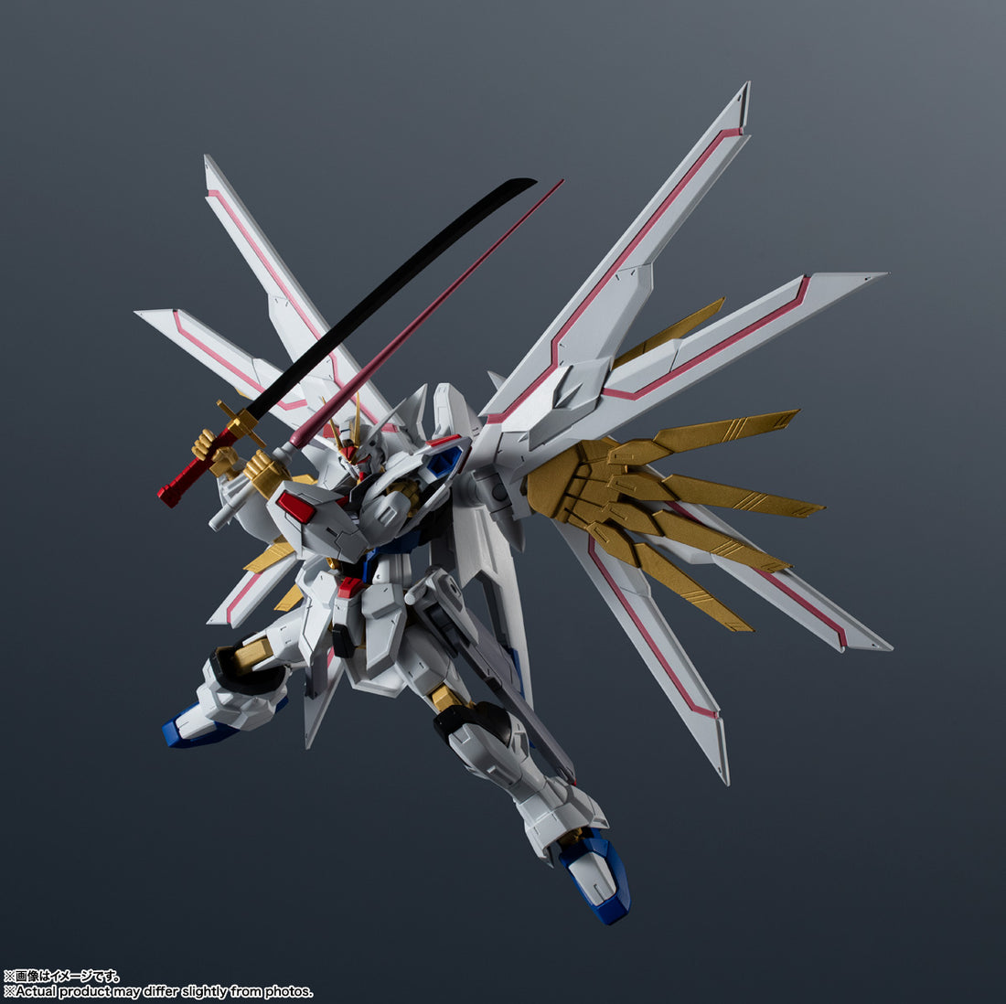 BANDAI SPIRITS Gundam Universe ZGMF/A-262PD-P Mighty Strike Freedom Gundam Action Figure