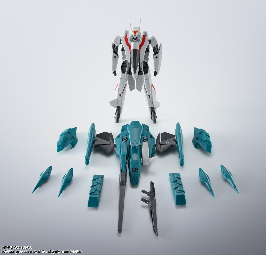 BANDAI SPIRITS HI-METAL R Macross II VF-2SS Valkyrie II + SAP Silvie Gena Unit Lovers Again Action Figure