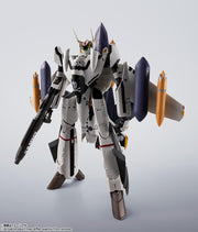 BANDAI SPIRITS HI-METAL R Macross Zero VF-0S Phoenix Roy Focker Custom + QF-2200D-B Ghost Action Figure