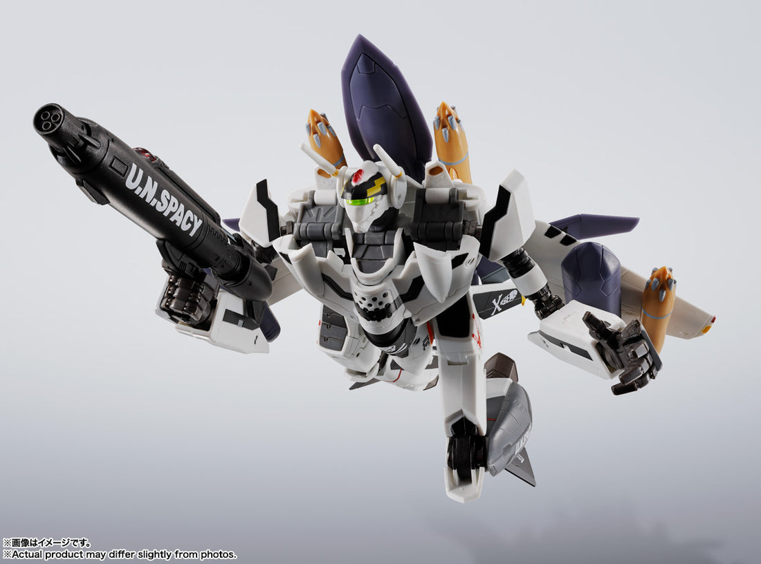 BANDAI SPIRITS HI-METAL R Macross Zero VF-0S Phoenix Roy Focker Custom + QF-2200D-B Ghost Action Figure