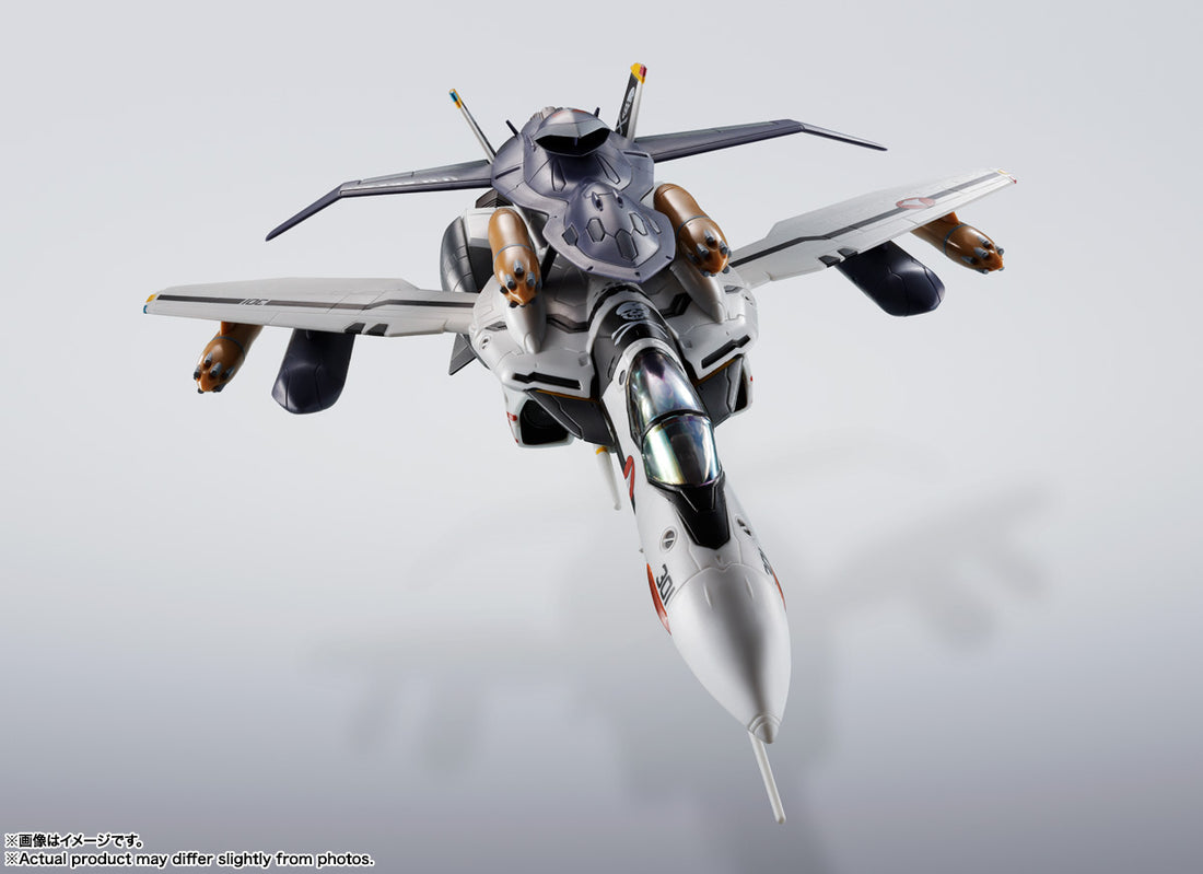BANDAI SPIRITS HI-METAL R Macross Zero VF-0S Phoenix Roy Focker Custom + QF-2200D-B Ghost Action Figure