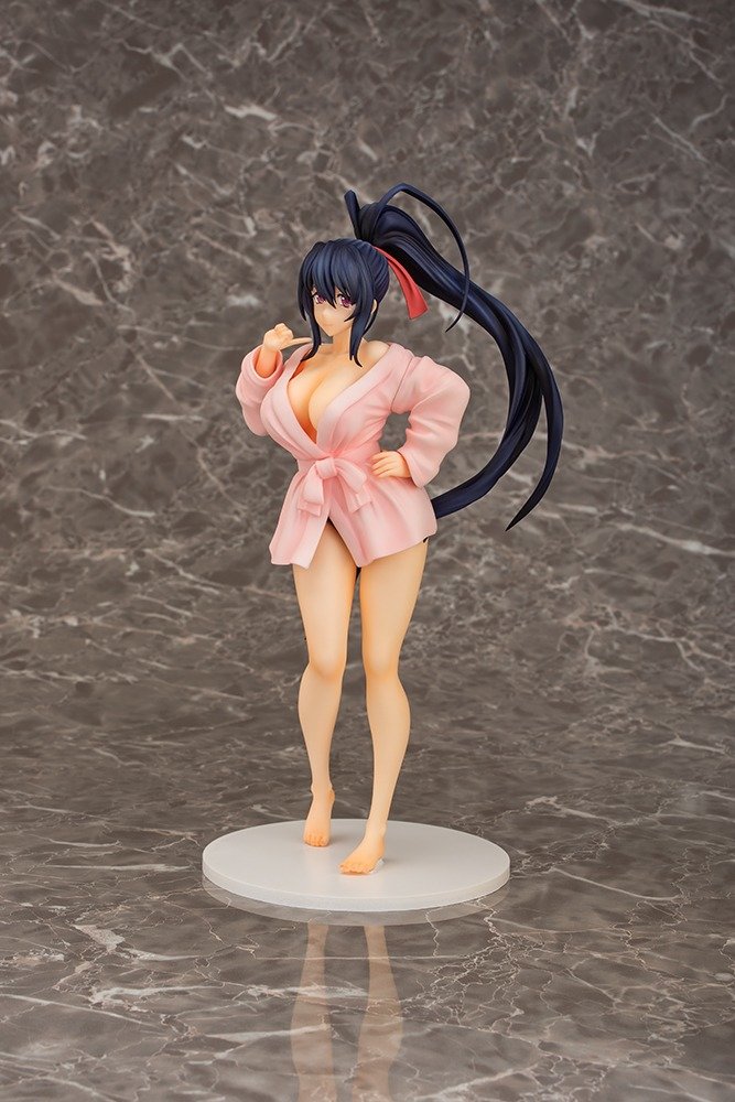 High School DxD HERO Akeno Himejima Bathrobe Ver. 1/7 Scale Figure - product view 1