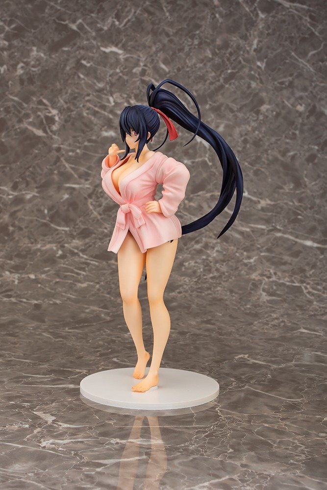 High School DxD HERO Akeno Himejima Bathrobe Ver. 1/7 Scale Figure - product view 2