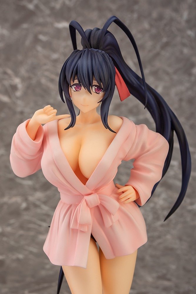 High School DxD HERO Akeno Himejima Bathrobe Ver. 1/7 Scale Figure - product view 5