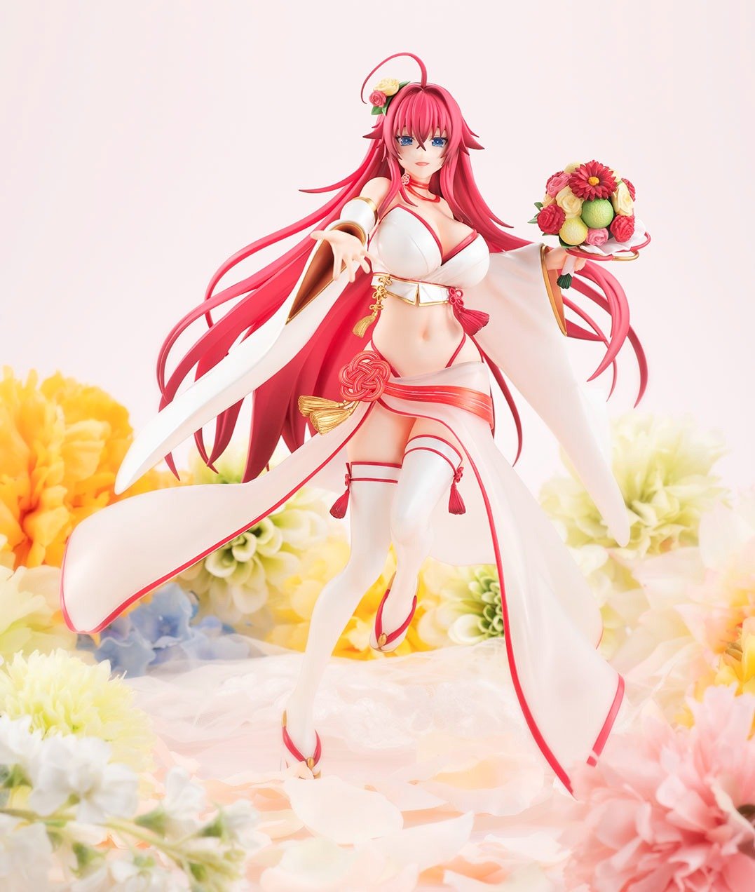 High School DxD HERO Rias Gremory Shiromuku Bikini Ver. 1/7 Scale Figure KADOKAWA Special Set - product view 20
