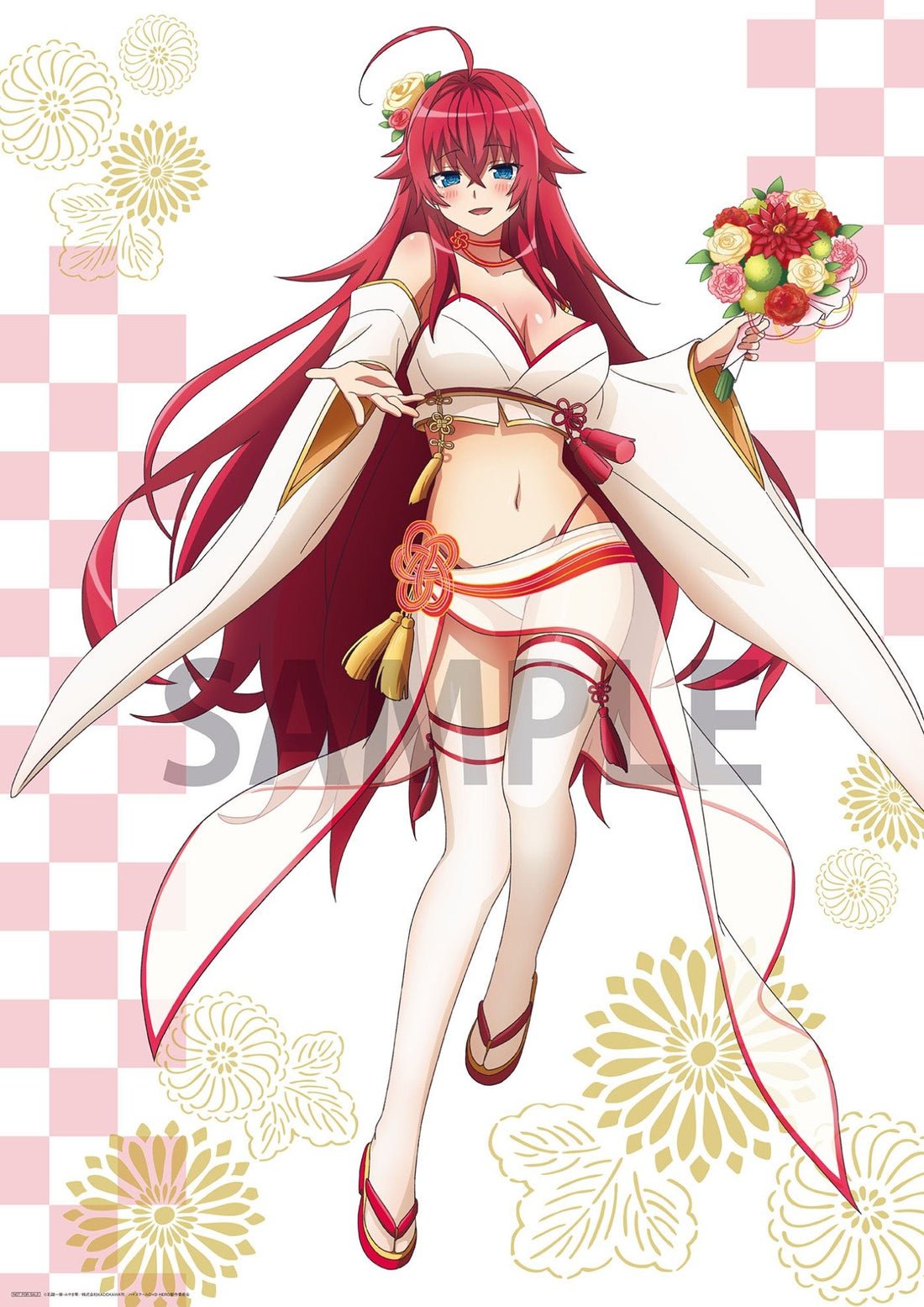 High School DxD HERO Rias Gremory Shiromuku Bikini Ver. 1/7 Scale Figure KADOKAWA Special Set - product view 23