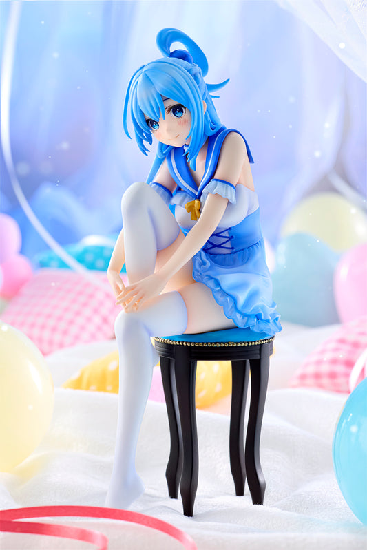 KONOSUBA Aqua Light Novel Negligee Ver. Figure KADOKAWA Special Set - product view 1