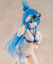 KONOSUBA Aqua Original Swimsuit Ver. 1/7 Scale Figure KADOKAWA Special Set - product view 6
