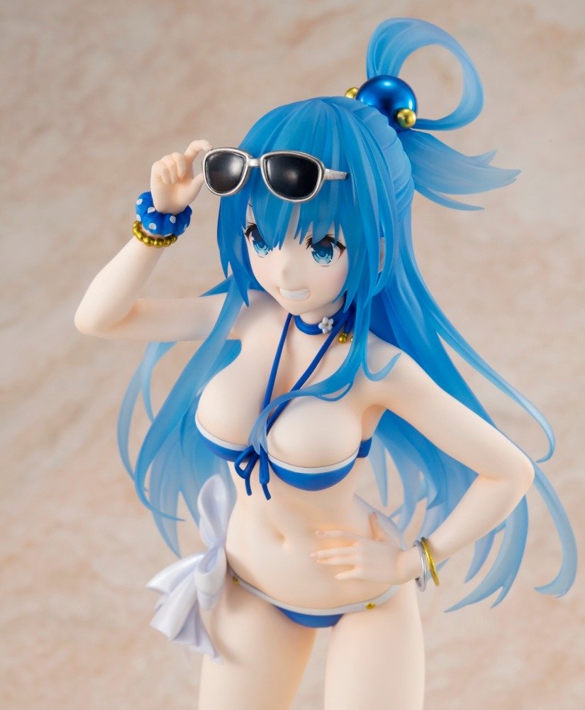 KONOSUBA Aqua Original Swimsuit Ver. 1/7 Scale Figure KADOKAWA Special Set - product view 7