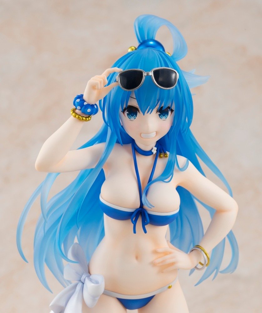 KONOSUBA Aqua Original Swimsuit Ver. 1/7 Scale Figure KADOKAWA Special Set - product view 8