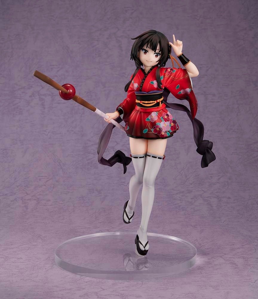 KONOSUBA Legend of Crimson Megumin Oiran Ver. 1/7 Scale Figure KADOKAWA Special Set - product view 3