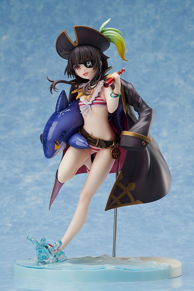 KONOSUBA Megumin Light Novel Beach Cosplay Ver. 1/7 Scale Figure KADOKAWA Special Set - product view 5