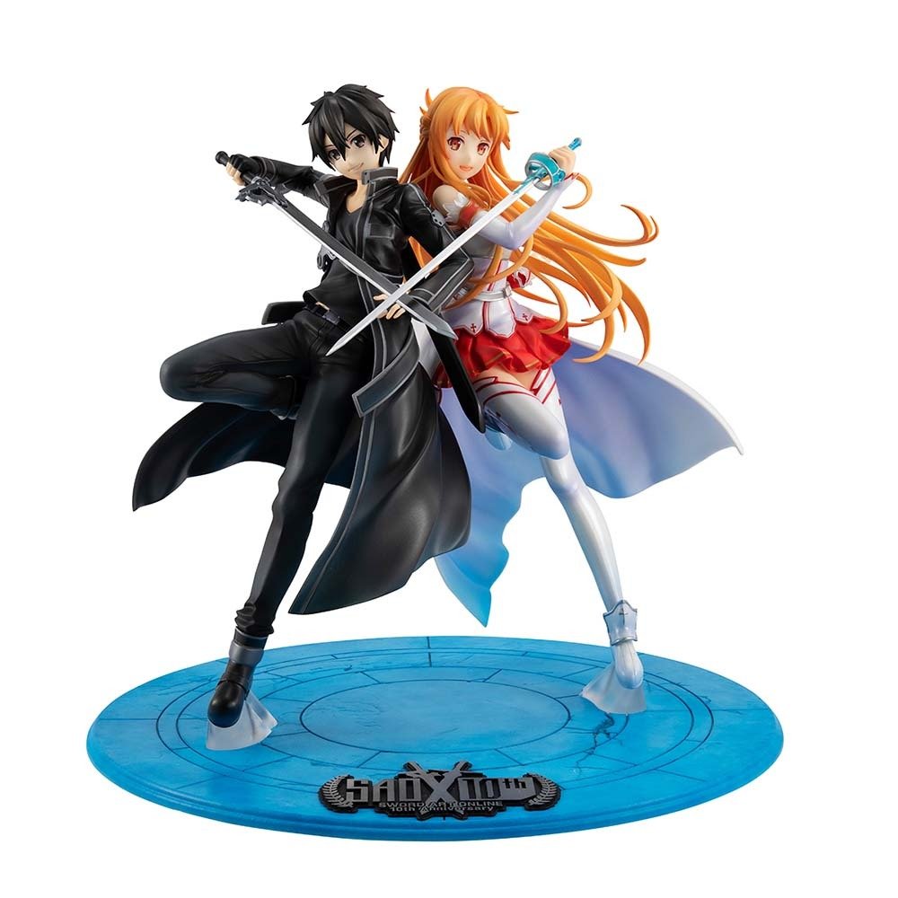 Lucrea Sword Art Online Kirito & Asuna 10th Anniversary 1/7 Scale Figure - product view 2