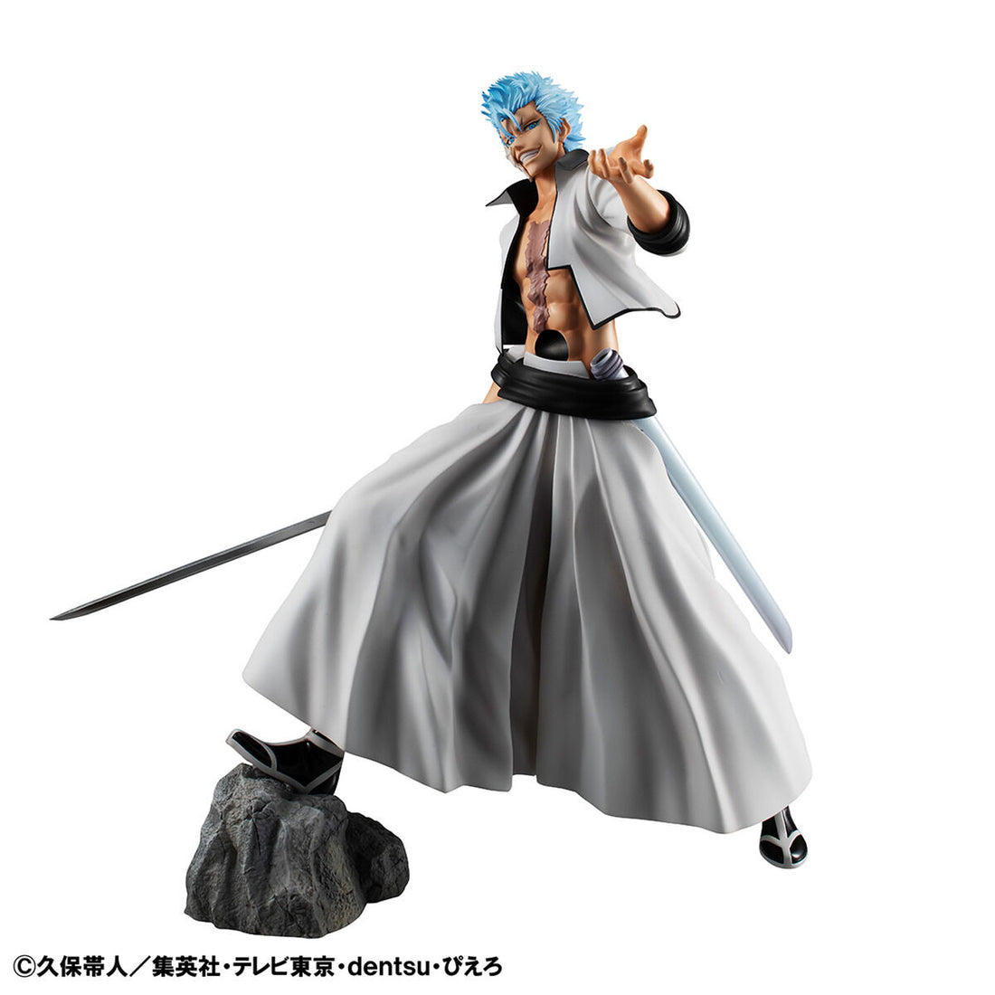 MegaHouse G.E.M. Series Bleach Grimmjow Jaegerjaquez Reissue Complete Figure official product image