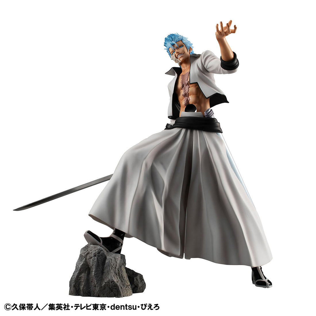 MegaHouse G.E.M. Series Bleach Grimmjow Jaegerjaquez Reissue Complete Figure official product image