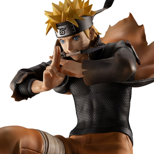 MegaHouse G.E.M. Series Naruto Shippuden Naruto Uzumaki Ninja World War Ver. Reissue Complete Figure official product image