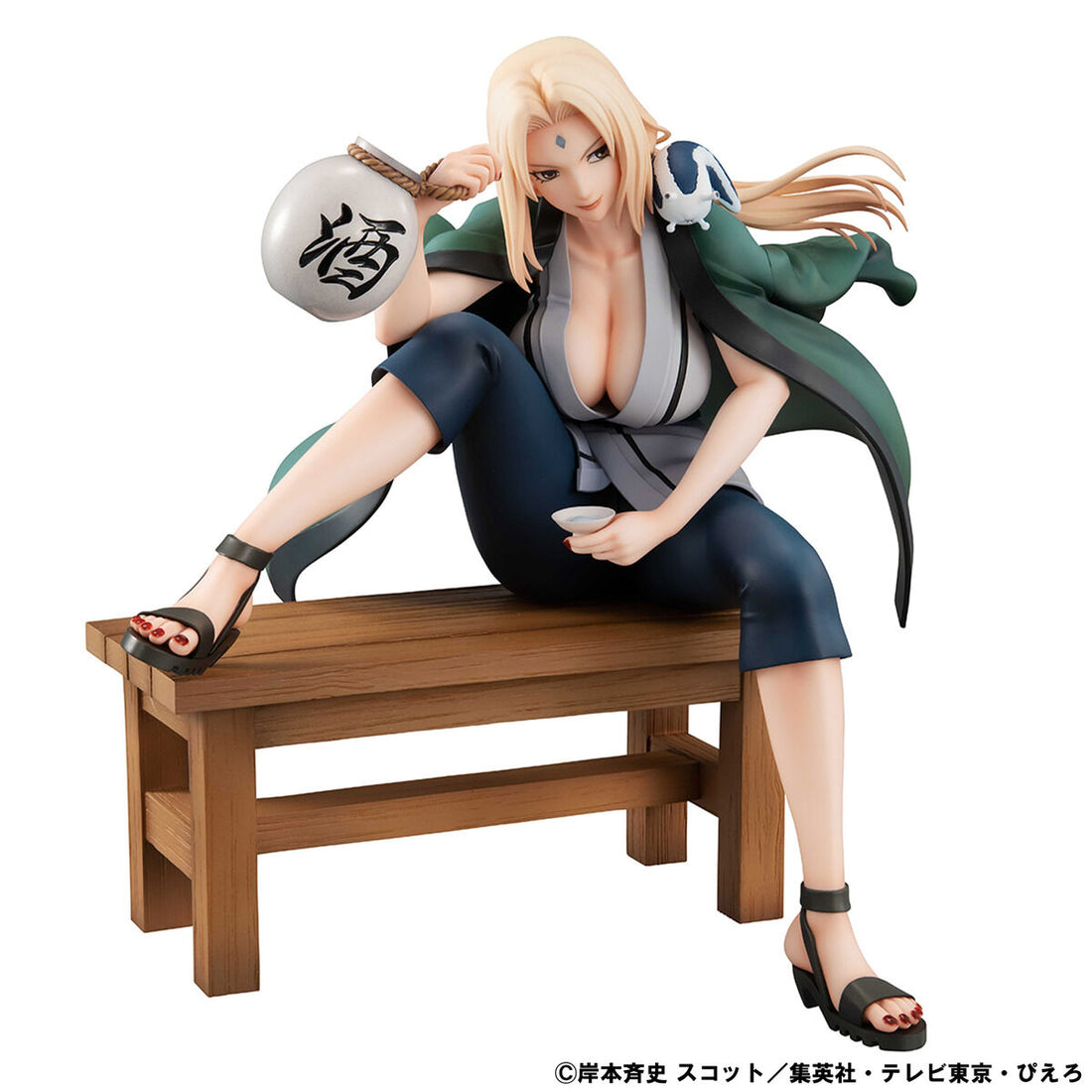 MegaHouse Naruto Gals Naruto Shippuden Tsunade Ver.2 Reissue Complete Figure official product image