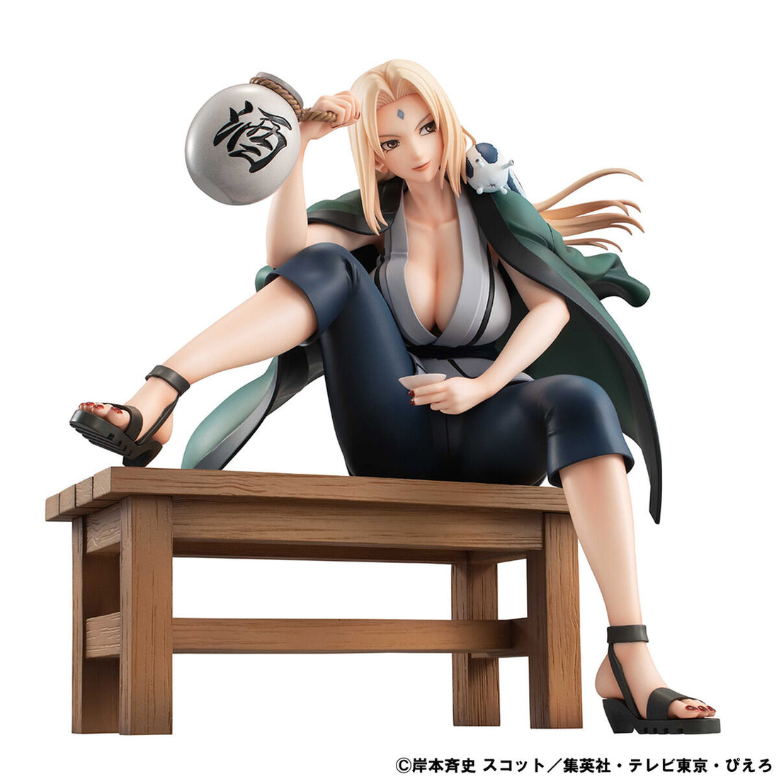 MegaHouse Naruto Gals Naruto Shippuden Tsunade Ver.2 Reissue Complete Figure official product image