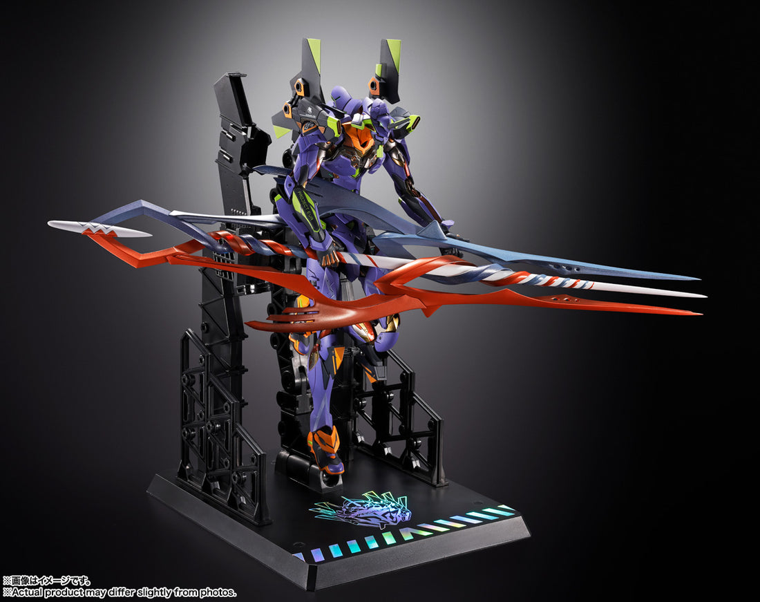 BANDAI SPIRITS METAL BUILD Neon Genesis Evangelion Evangelion Unit-01 30th with the Spear of Gaius Action Figure
