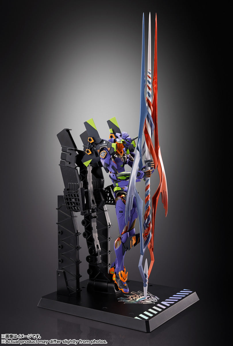 BANDAI SPIRITS METAL BUILD Neon Genesis Evangelion Evangelion Unit-01 30th with the Spear of Gaius Action Figure