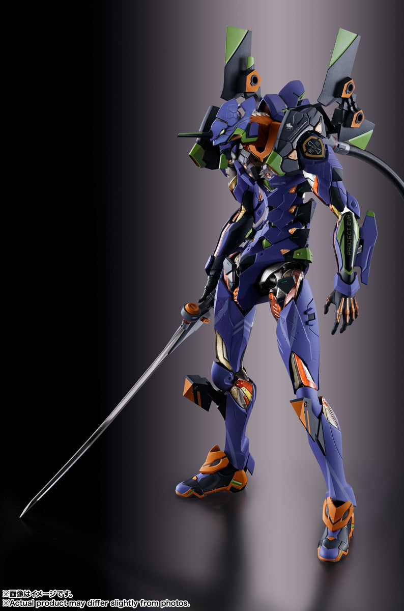 BANDAI SPIRITS METAL BUILD Neon Genesis Evangelion Evangelion Unit-01 30th with the Spear of Gaius Action Figure