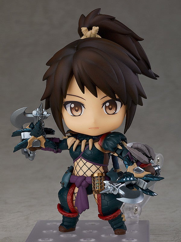 Nendoroid 1284-DX MONSTER HUNTER WORLD: ICEBORNE Hunter: Female Nargacuga Alpha Armor Ver. DX Action Figure official Good Smile Company product image