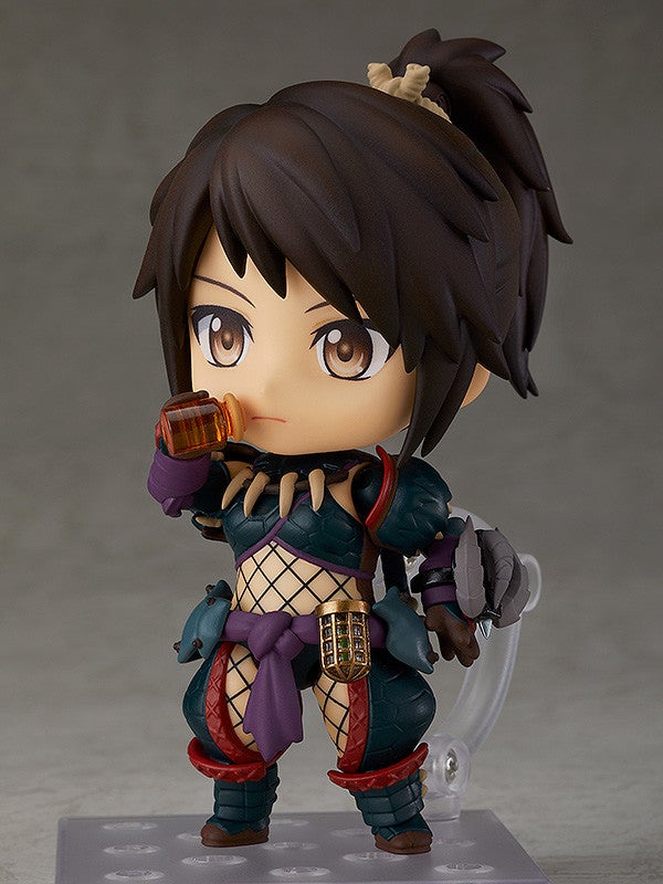 Nendoroid 1284-DX MONSTER HUNTER WORLD: ICEBORNE Hunter: Female Nargacuga Alpha Armor Ver. DX Action Figure official Good Smile Company product image
