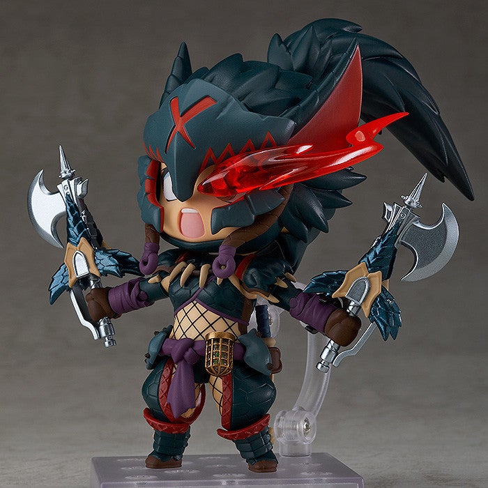 Nendoroid 1284-DX MONSTER HUNTER WORLD: ICEBORNE Hunter: Female Nargacuga Alpha Armor Ver. DX Action Figure official Good Smile Company product image