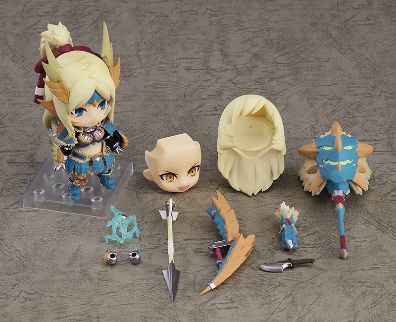 Nendoroid 1407-DX MONSTER HUNTER WORLD: ICEBORNE Hunter: Female Zinogre Alpha Armor Ver. DX Action Figure official Good Smile Company product image