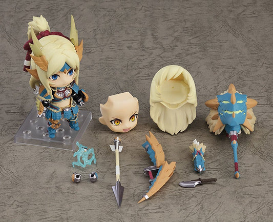 Nendoroid 1407-DX MONSTER HUNTER WORLD: ICEBORNE Hunter: Female Zinogre Alpha Armor Ver. DX Action Figure official Good Smile Company product image