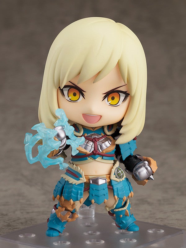 Nendoroid 1407-DX MONSTER HUNTER WORLD: ICEBORNE Hunter: Female Zinogre Alpha Armor Ver. DX Action Figure official Good Smile Company product image