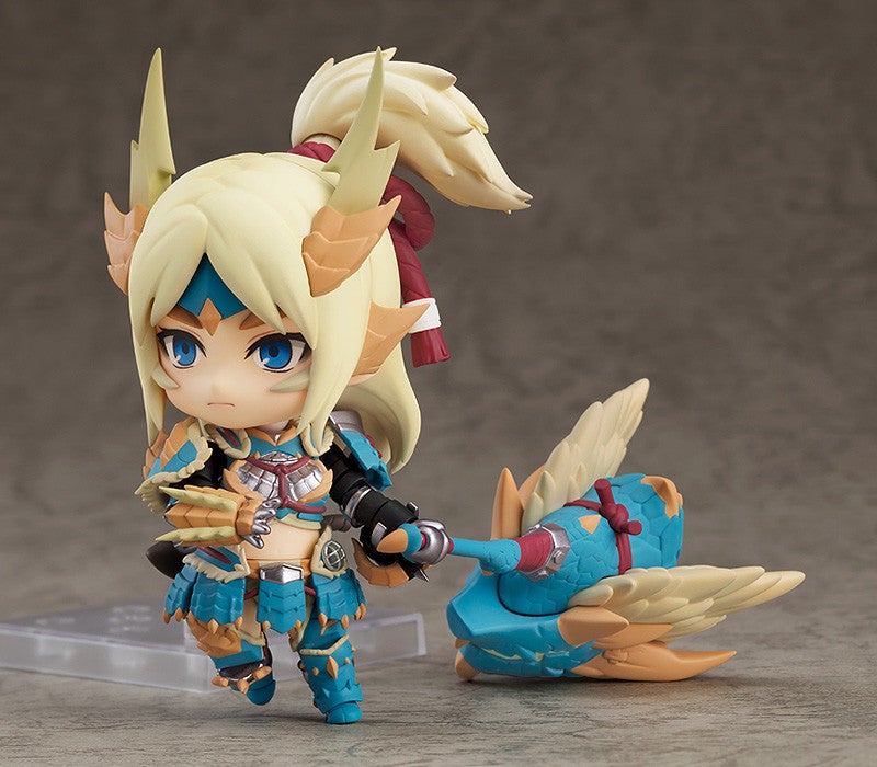 Nendoroid 1407-DX MONSTER HUNTER WORLD: ICEBORNE Hunter: Female Zinogre Alpha Armor Ver. DX Action Figure official Good Smile Company product image